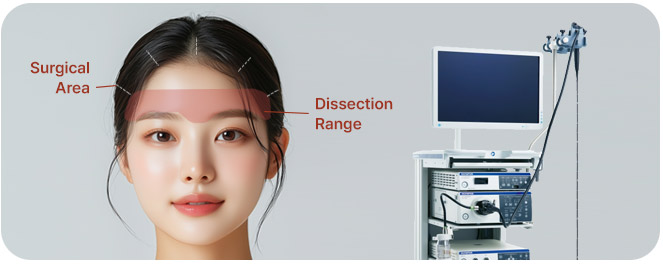 Endoscopic Brow Lift at LABOM Plastic Surgery in Seoul, Korea