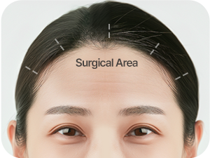 Forehead Lift Revision in Korea at LABOM Plastic Surgery in Seoul