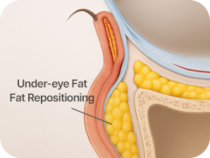 Under-eye Fat Repositioning in Korea at LABOM Plastic Surgery in Seoul